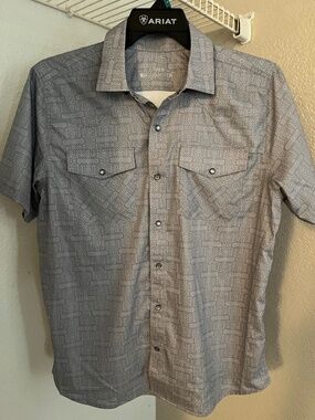 Ariat Men’s Vent-tek Western Fitted Shirt - Medium